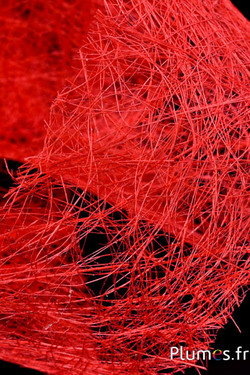 Sisal lint - breedte 60 mm - rood